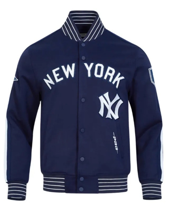 NY Yankees Logo Game Day Navy/Black Jacket