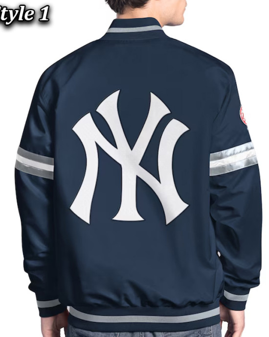 NY Yankees Varsity Scout Satin Jacket