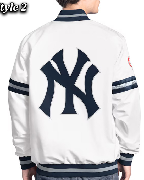 NY Yankees Varsity Scout Satin Jacket