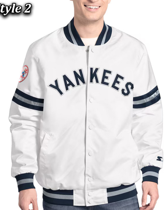 NY Yankees Varsity Scout Satin Jacket