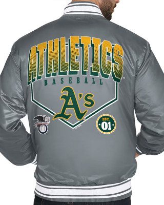 Oakland Athletics Home Plate Printed Graphic Jacket