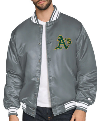 Oakland Athletics Home Plate Printed Graphic Jacket