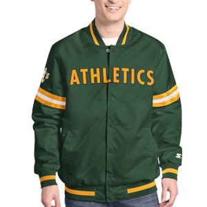 Oakland Athletics Varsity Scout Satin Jacket