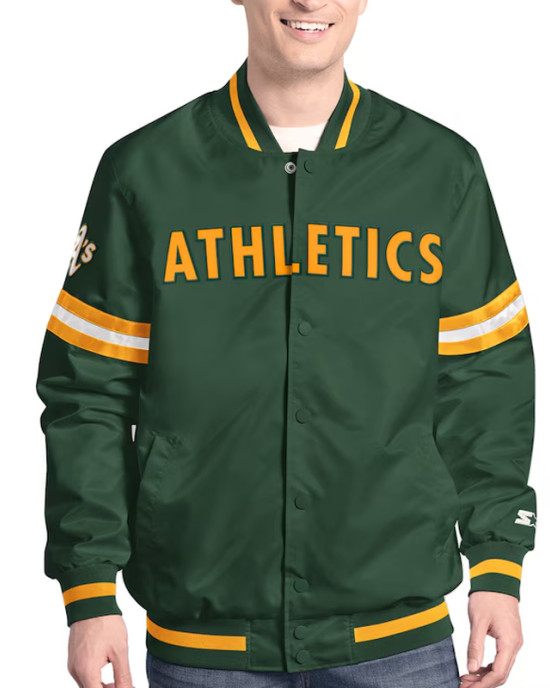 Oakland Athletics Varsity Scout Satin Jacket