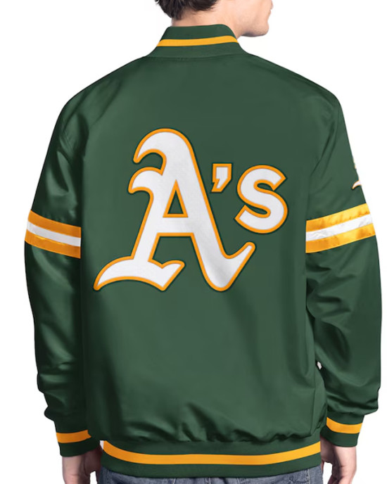 Oakland Athletics Varsity Scout Satin Jacket