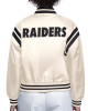 Oakland Raiders Cream Full Count Satin Jacket