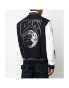 Off-White Cryst Moon Phase Black Varsity Jacket