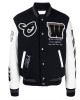 Off-White Cryst Moon Phase Black Varsity Jacket Off-White Cryst Moon Phase Black Varsity Jacket