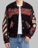 Off-White x AC Milan Black Varsity Jacket Off-White x AC Milan Black Varsity Jacket