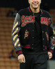 Off-White x AC Milan Black Varsity Jacket Off-White x AC Milan Black Varsity Jacket