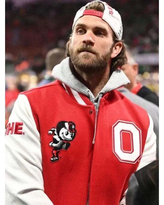 Ohio State Bryce Harper Varsity Jacket