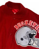 Ohio State Buckeyes Burgundy and White Varsity Jacket Ohio State Buckeyes Burgundy and White Varsity Jacket