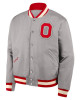 Ohio State Buckeyes Legacy Gray Bomber Jacket