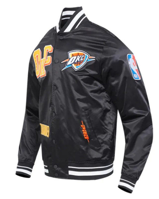 Oklahoma City Thunder Best of Classic Rib Satin Jacket