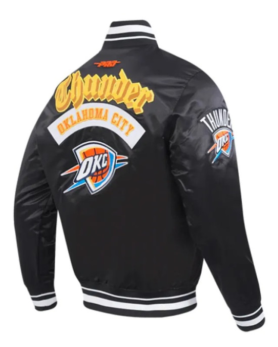 Oklahoma City Thunder Best of Classic Rib Satin Jacket