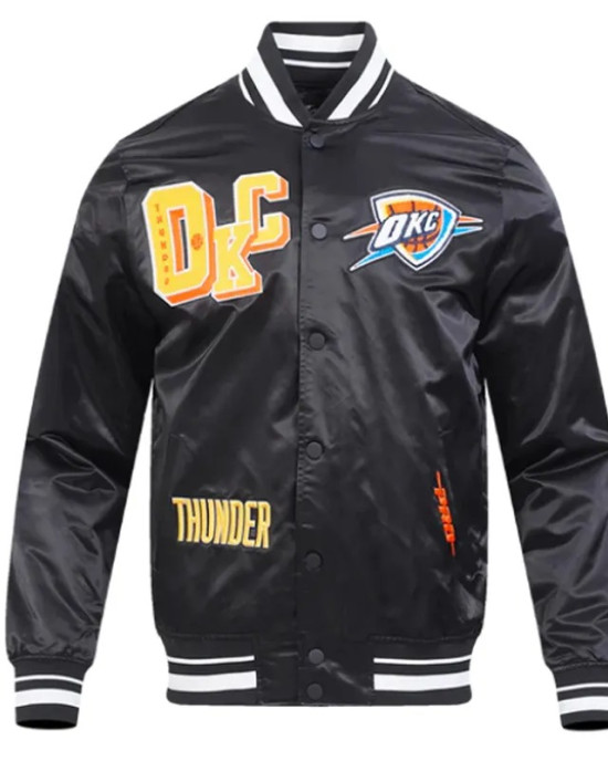 Oklahoma City Thunder Best of Classic Rib Satin Jacket