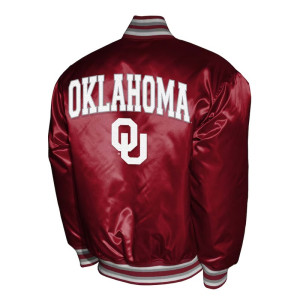 Oklahoma Sooners Club Satin Jacket