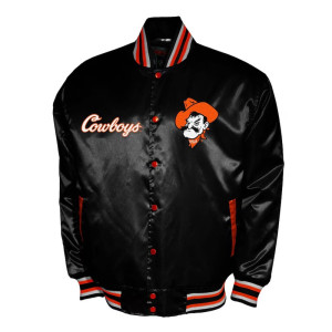 Oklahoma State Cowboys Club Satin Jacket