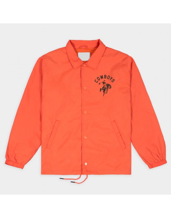 Oklahoma State Cowboys Retro Logo Coaches Jacket