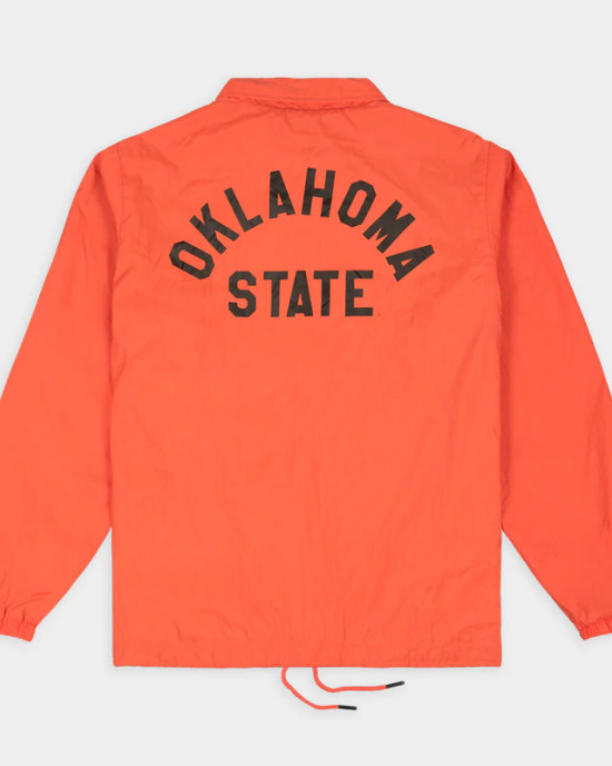 Oklahoma State Cowboys Retro Logo Coaches Jacket