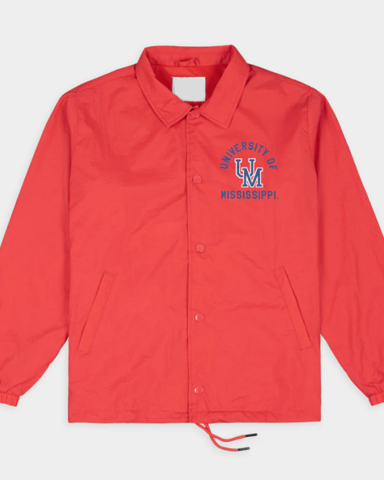 Ole Miss Classic UM Football Coaches Jacket Ole Miss Classic UM Football Coaches Jacket