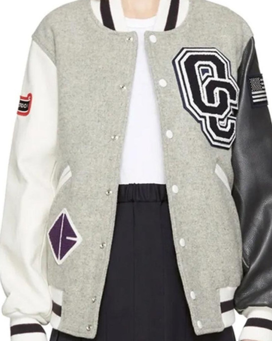 Opening Ceremony Jessica Alba Wool Varsity Jacket Opening Ceremony Jessica Alba Wool Varsity Jacket