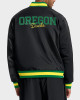Oregon Ducks Legacy Bomber Black Full-Snap Satin Jacket