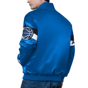 Orlando Magic Triple Option Varsity Satin Jacket