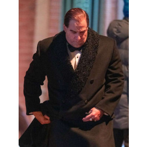 Oswald Cobblepot The Penguin Black Wool Coat