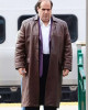 Oswald Cobblepot The Penguin Brown Leather Coat Oswald Cobblepot The Penguin Brown Leather Coat