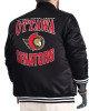 Ottawa Senators Adaptive Bold Logo Varsity Satin Jacket