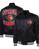 Ottawa Senators Adaptive Bold Logo Varsity Satin Jacket