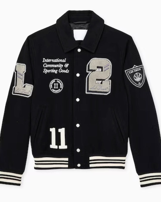 Patty Mills NYC Black Varsity Jacket