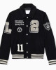 Patty Mills NYC Black Varsity Jacket