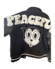 Peaceful People Black Varsity Jacket Peaceful People Black Varsity Jacket