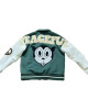 Peaceful People Green Varsity Jacket Peaceful People Green Varsity Jacket