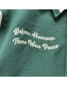 Peaceful People Green Varsity Jacket