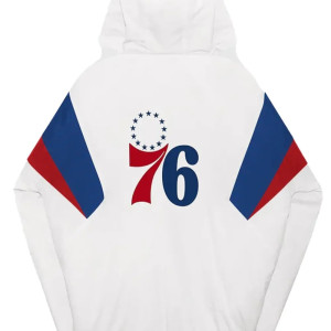 Philadelphia 76ers Breakaway White Jacket