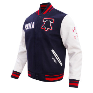Philadelphia 76ers City of Brotherly Love Varsity Jacket
