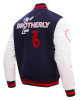 Philadelphia 76ers City of Brotherly Love Varsity Jacket Philadelphia 76ers City of Brotherly Love Varsity Jacket