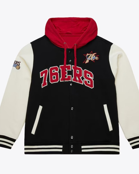 Philadelphia 76ers Courtside Varsity Fleece Jacket