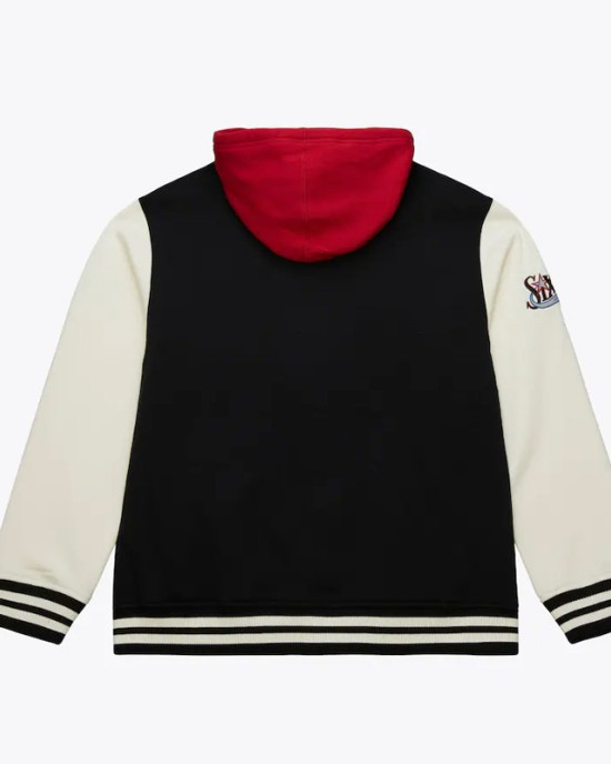 Philadelphia 76ers Courtside Varsity Fleece Jacket