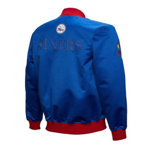Philadelphia 76ers OG 3.0 Lightweight Royal Satin Jacket