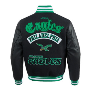 Philadelphia Eagles Best of Classic Rib Varsity Jacket