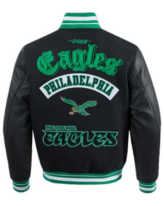 Philadelphia Eagles Best of Classic Rib Varsity Jacket