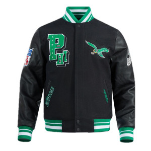 Philadelphia Eagles Best of Classic Rib Varsity Jacket