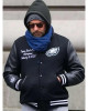 Philadelphia Eagles Bradley Cooper Varsity Jacket Philadelphia Eagles Bradley Cooper Varsity Jacket