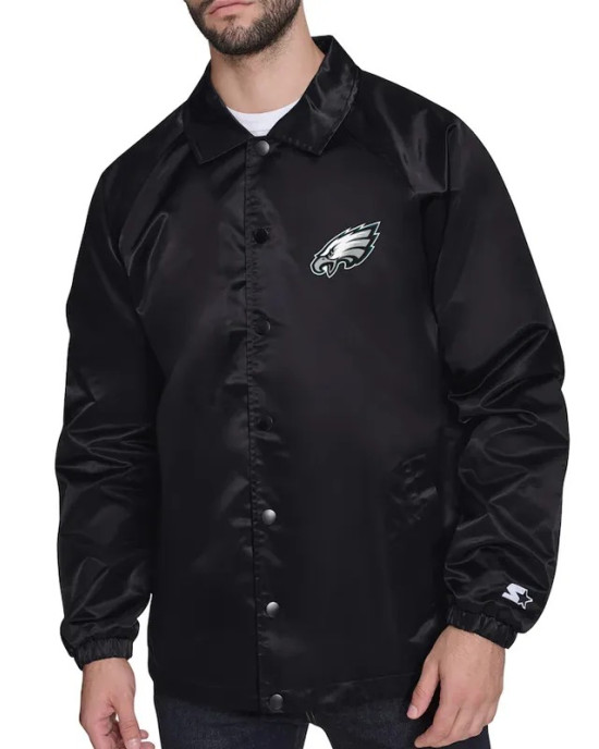 Philadelphia Eagles Coaches Windbreaker Jacket Philadelphia Eagles Coaches Windbreaker Jacket