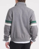 Philadelphia Eagles Heather Gray Striped Fleece Jacket Philadelphia Eagles Heather Gray Striped Fleece Jacket