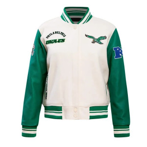 Philadelphia Eagles Mary Kate Morrissey Varsity Jacket